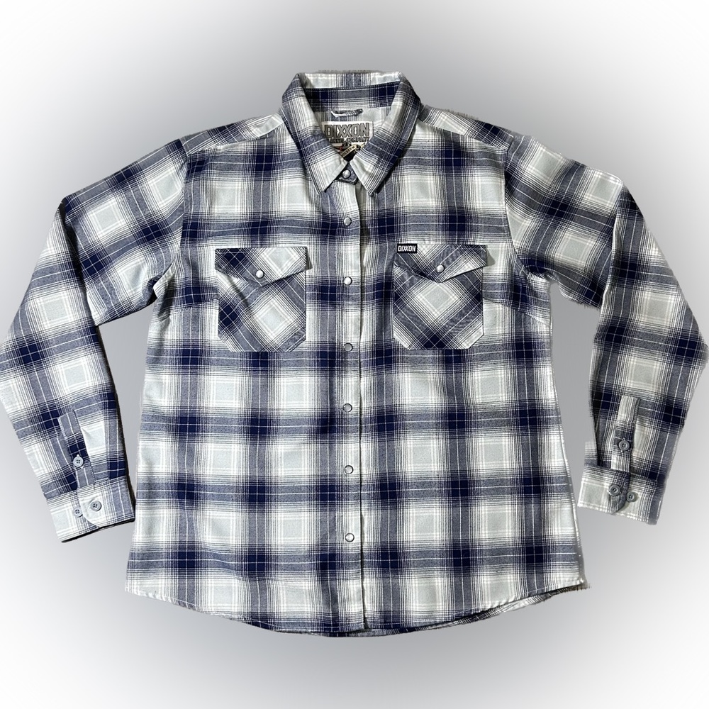 Dixxon Women's Undertow Flannel Size XL Pearl snap western